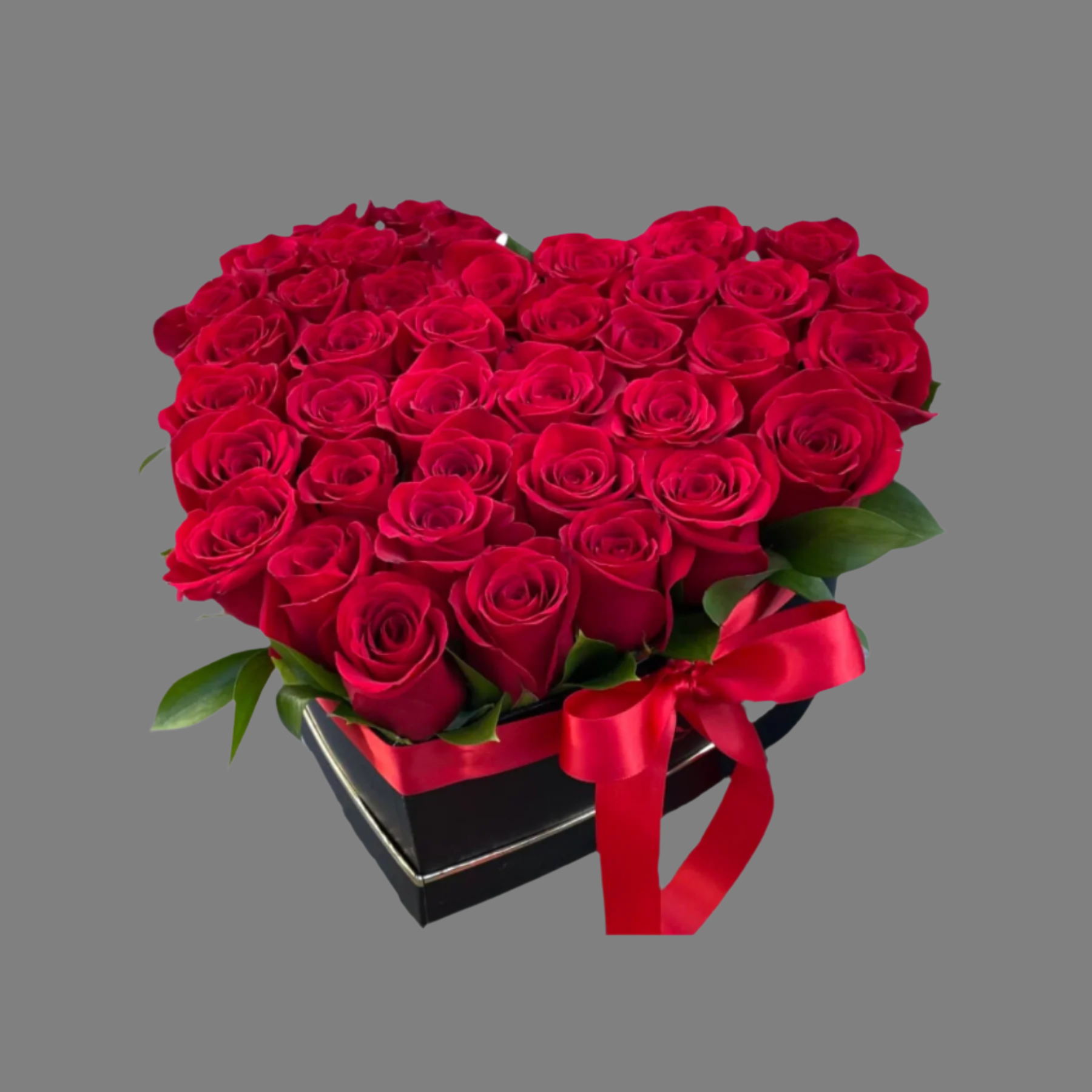 HEART BOX OF ROSES